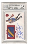 2015-16 Flawless #MM-DG Draymond Green Momentous Patch-Auto Ruby (#02/15) BGS 8.5