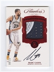 2016-17 Flawless #DP-MG Marc Gasol Distinguished Patch-Auto Ruby (#08/15)