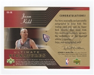 2004-05 UD Ultimate Collection #US-JK Jason Kidd Ultimate Signatures 