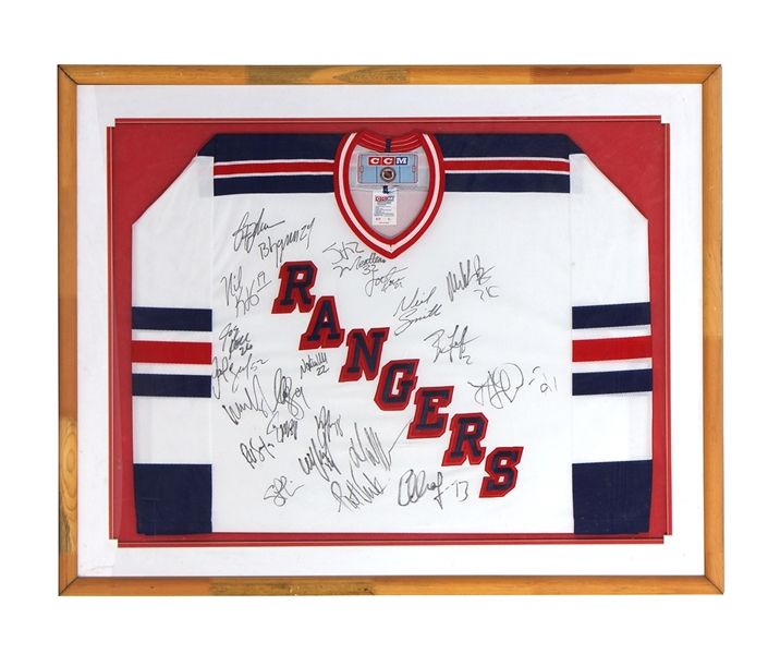 New York Rangers Signed Hockey Jersey
