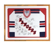 New York Rangers Signed Hockey Jersey