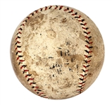 Babe Ruth Home Run Baseball #189 Only Mears Authenticated Home Run Baseball Hit Against Walter Johnson Dated 8/29/1922 (MEARS)