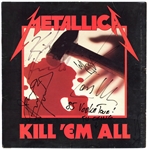 Metallica Band Signed “Kill ‘Em All” Album (JSA & REAL)