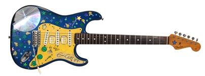 Eric Clapton Stage Played & Signed Custom Fender Electric Guitar (JSA & REAL)