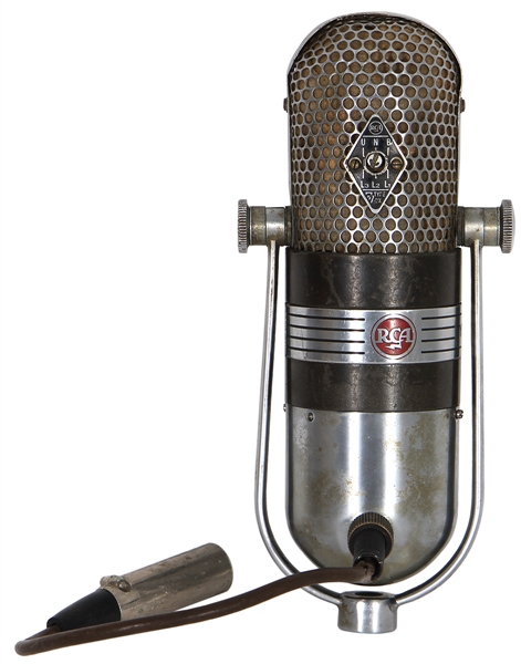 Buddy Holly , Roy Orbison, "Peggy Sue" and "Thatll Be The Day" Original RCA Type 77 DX Recording Used Microphone From Norman Petty Studios Circa 1954-1960’s