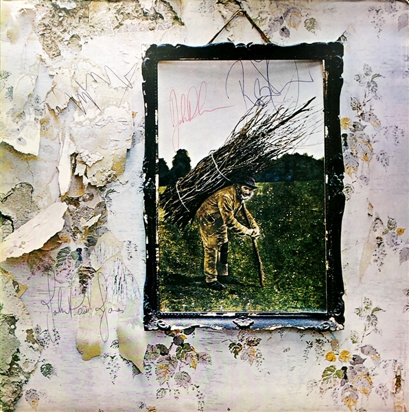 Led Zeppelin Signed "Led Zeppelin IV" Album (JSA & REAL)