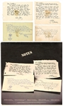 Kiss Original Four Handwritten Letters Featured in the Album KISS ALIVE! (JSA & REAL)