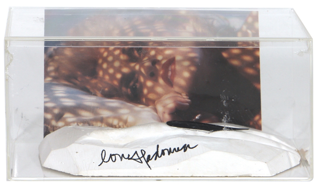Madonna “Erotica” Music Video Worn Fingernail With Signed Cast Of Madonnas Finger