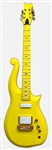 Prince Owned & Stage Played Yellow Schecter Cloud Guitar