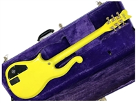Prince Owned & Stage Played Yellow Schecter Cloud Guitar