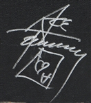 Ace Frehley Stage Used, Signed & Studio Used AFS002 Gibson Les Paul Guitar
