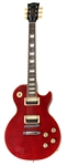 Slash Owned, Stage Used & Signed Custom Gibson 'Slash' Signature Les Paul Rosso Corsa Guitar with Letter from Slash (Photo Matched)
