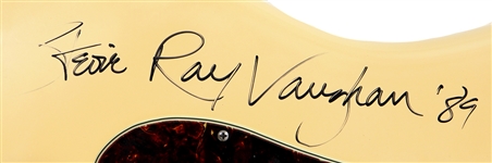 Stevie Ray Vaughan Owned, Stage Played and Signed 1983 Fender Elite Stratocaster (JSA)