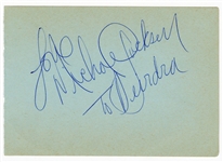 Michael Jackson Vintage Signed Autograph Book Page (REAL)