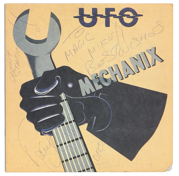 UFO Signed “Mechanix” Album (Magic Mike Collection)