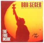 Bob Seger Signed “The Fire Inside” Album (REAL)