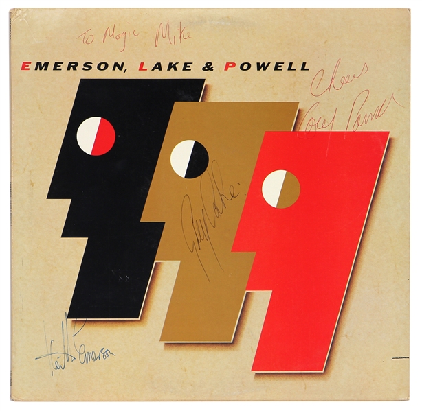 Emerson, Lake and Powell Signed “Emerson, Lake and Powell” Album (Magic Mike Collection)