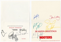 The Hooters Band Signed Christmas Cards (Magic Mike Collection)