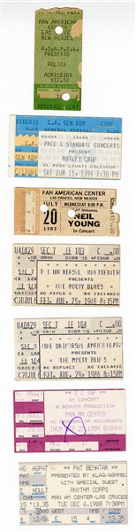 Lot of 7 Various Concert Ticket Stubs (Magic Mike Collection)