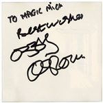 Ozzy Osbourne Signed “The No More Tears Demo Sessions” CD Cover (Magic Mike Collection)