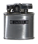 James Brown Owned “James Brown” Engraved Silver Lighter