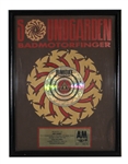 Soundgarden “Badmotorfinger” A&M Records Award (Magic Mike Collection)