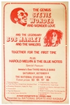 Bob Marley & Stevie Wonder Original 10/4/75 Concert Flyer