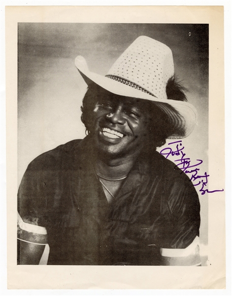 James Brown Signed Photograph
