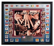 Bon Jovi “Keep the Faith” Personally Given Record Award (Judy Libow Collection)