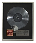 Firefall “Elan” Original RIAA Platinum Record Award (Judy Libow Collection)