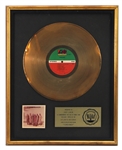 Foreigner “Foreigner” Original RIAA Gold Record Award (Judy Libow Collection)