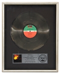 Ratt “Out of the Cellar” Original RIAA Platinum Record Award