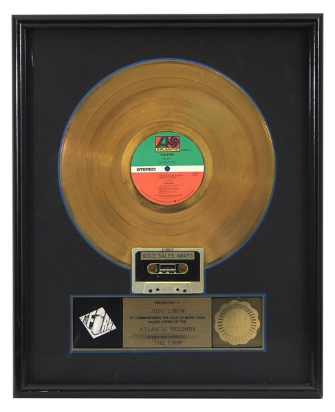The Firm “The Firm” Original RIAA Gold Record Award (Judy Libow Collection)