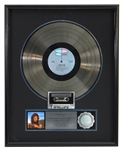 Robert Plant “Now and Zen” Original RIAA Platinum Sales Award (Judy Libow Collection)