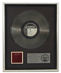 AC/DC “Back in Black” Original RIAA Platinum Record Award (Judy Libow Collection)