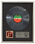 The Blues Brothers “Briefcase Full of Blues” Original RIAA Platinum Record Award (Judy Libow Collection)