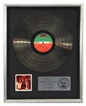 AC/DC “Highway to Hell” Original RIAA Platinum Record Award (Judy Libow Collection)
