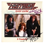 Fastway Band Signed “Easy Livin” Album