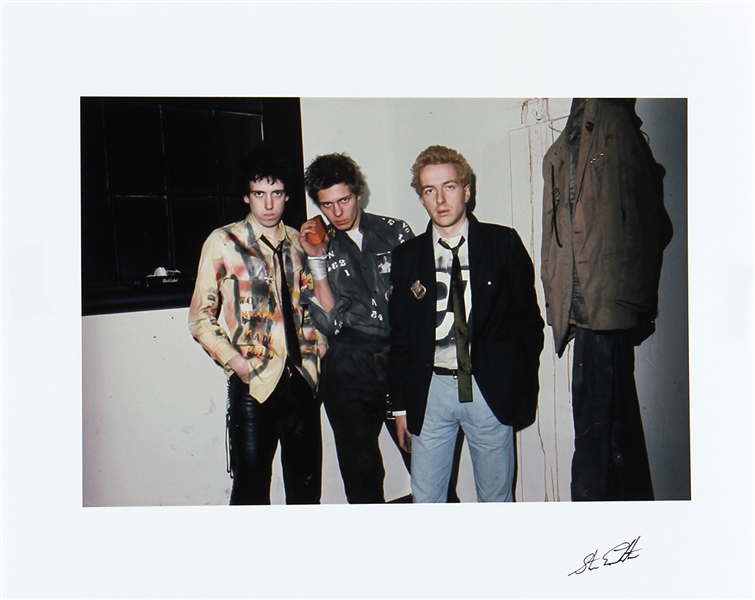 The Clash Original Steve Emberton Signed 16x20 Photograph