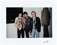 The Clash Original Steve Emberton Signed 16x20 Photograph