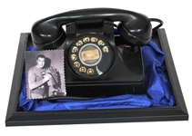 Adventures of Superman Screen Used Vintage Rotary Black Telephone Prop (George Bahr)