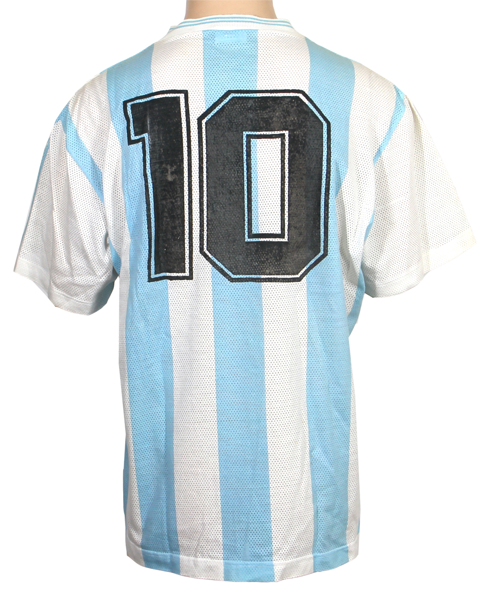 Lot Detail - Diego Maradona Historic Multiple Match Worn & Signed