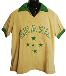 Pele 1959 Match Worn Brazil National Team Home Model Jersey (Ex-Teammate LOA)