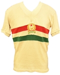Ferenc Puskas 1954 Match Worn Away Hungary National Team Shirt