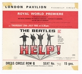 Beatles 1965 HELP! Movie Premiere Signed Leg Cast (Frank Caiazzo & Photo Proof)