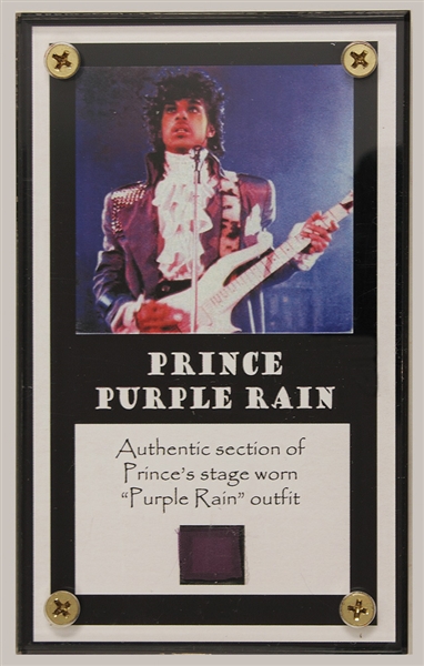 Prince Original Stage Worn Purple Rain Costume Section
