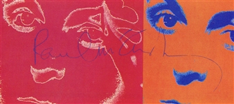 Paul McCartney Signed Color Photograph Lithograph
