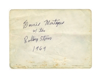 Rolling Stones Original Vintage 1969 Photograph