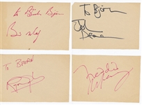 Queen Band Signed 4.5 x 7 Huge Autographs (REAL)