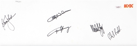AC/DC Band Signed For Those About to Rock 22 x 28 Lithograph (JSA)